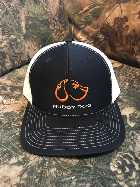 Navy/White/Orange OG Logo Snapback Hat