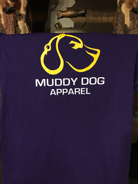 Purple/Gold OG Logo Short Sleeve Shirt